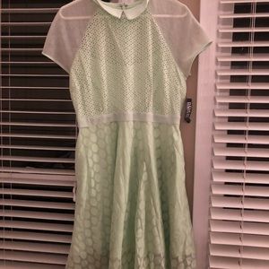 New York and Company Mint Green loop spring dress Size M (NWT)